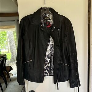 Black 100% Genuine Leather Jacket